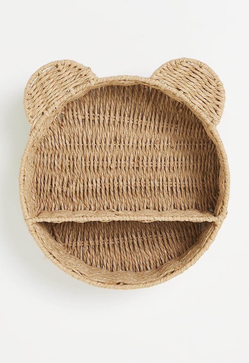 Pop Candy - Animal ear wall shelf - wheat brown
