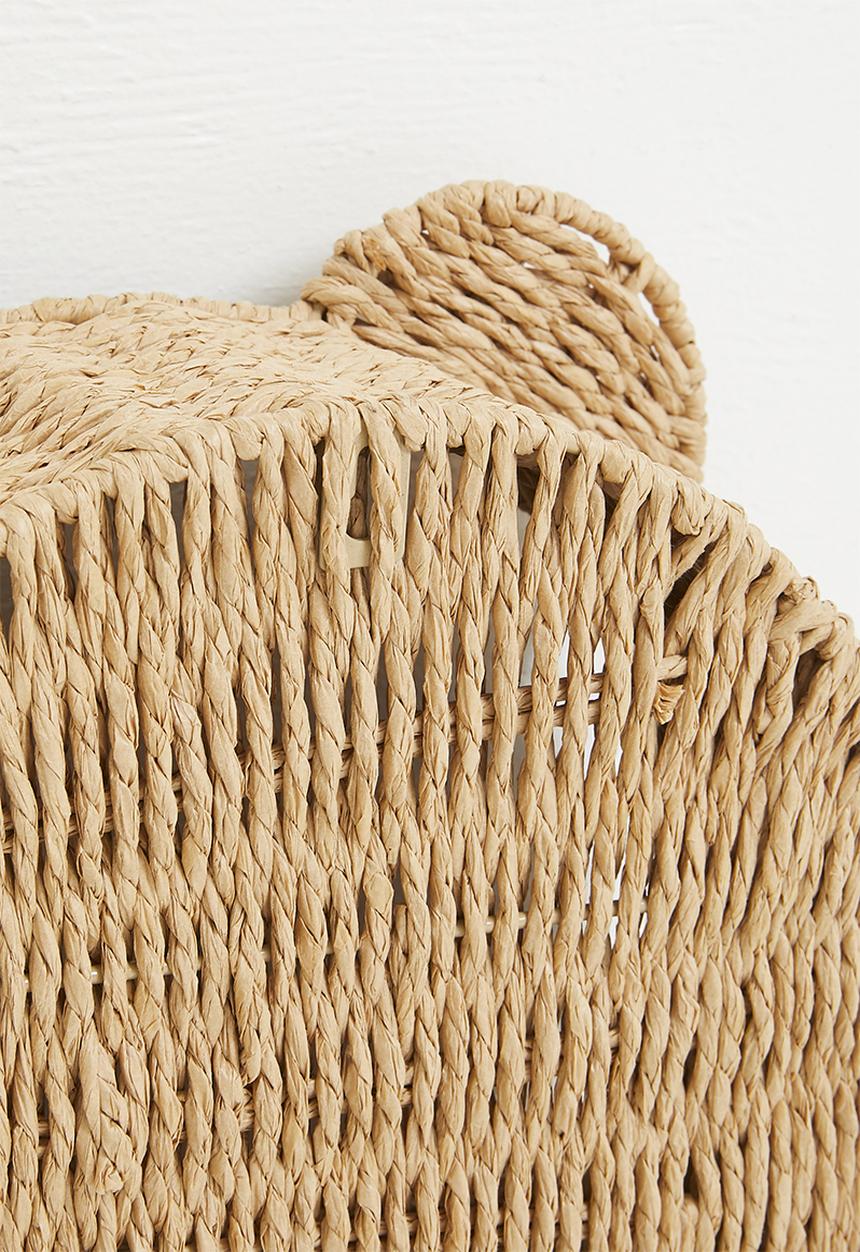 Pop Candy - Animal ear wall shelf - wheat brown
