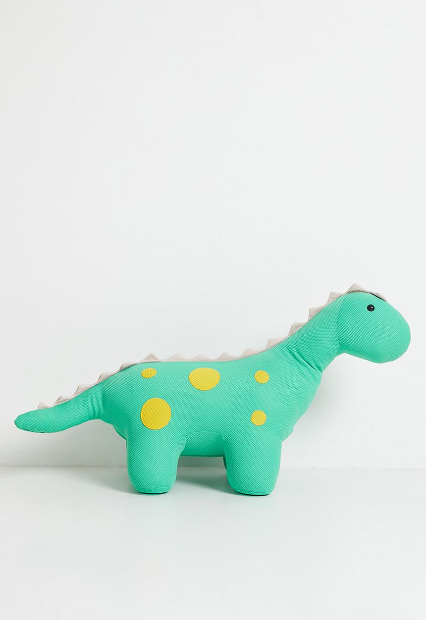Pop Candy - Dino shaped ottoman - cyan