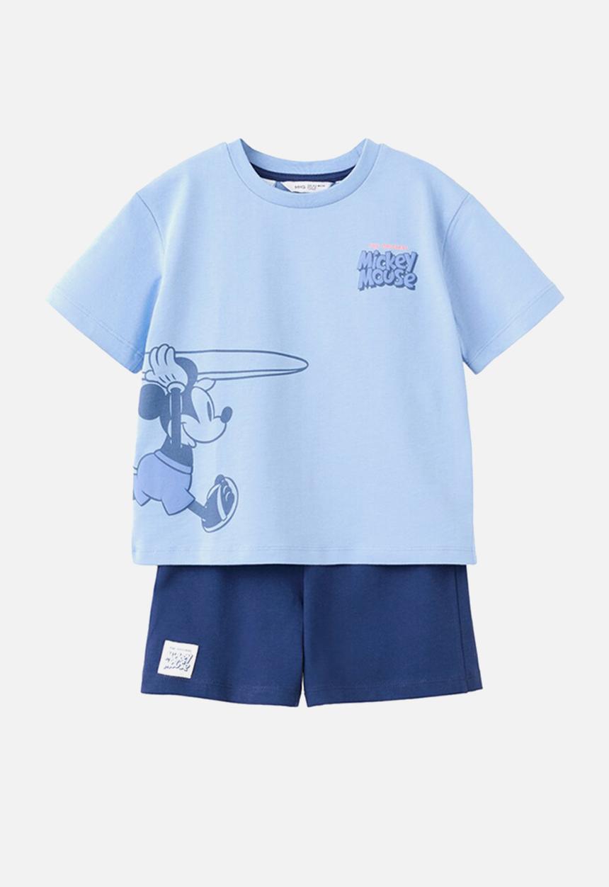 MANGO - Pyjama MISURF - Medium Blue