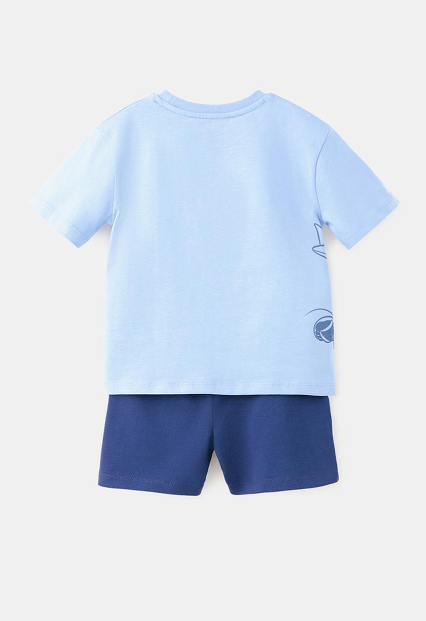 MANGO - Pyjama MISURF - Medium Blue