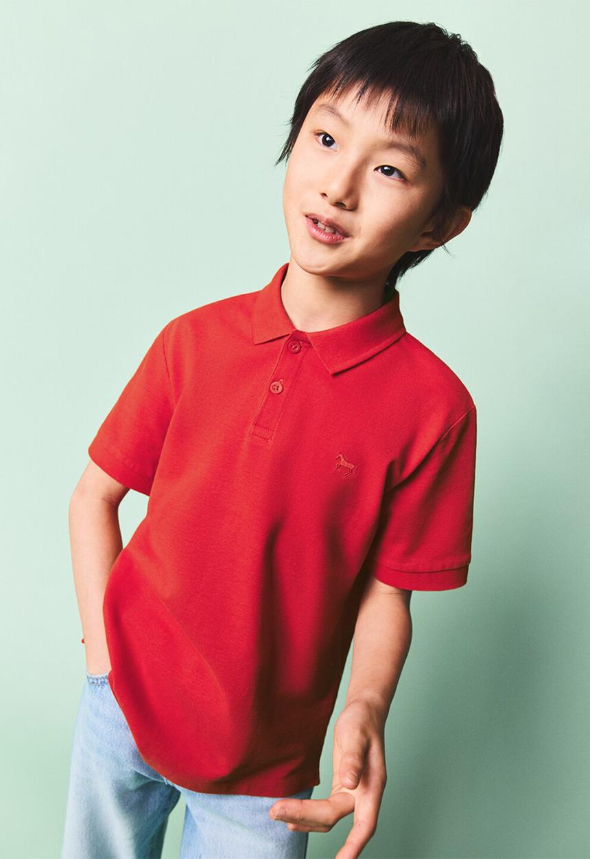 MANGO - Poloshirt Cyjavier - Red