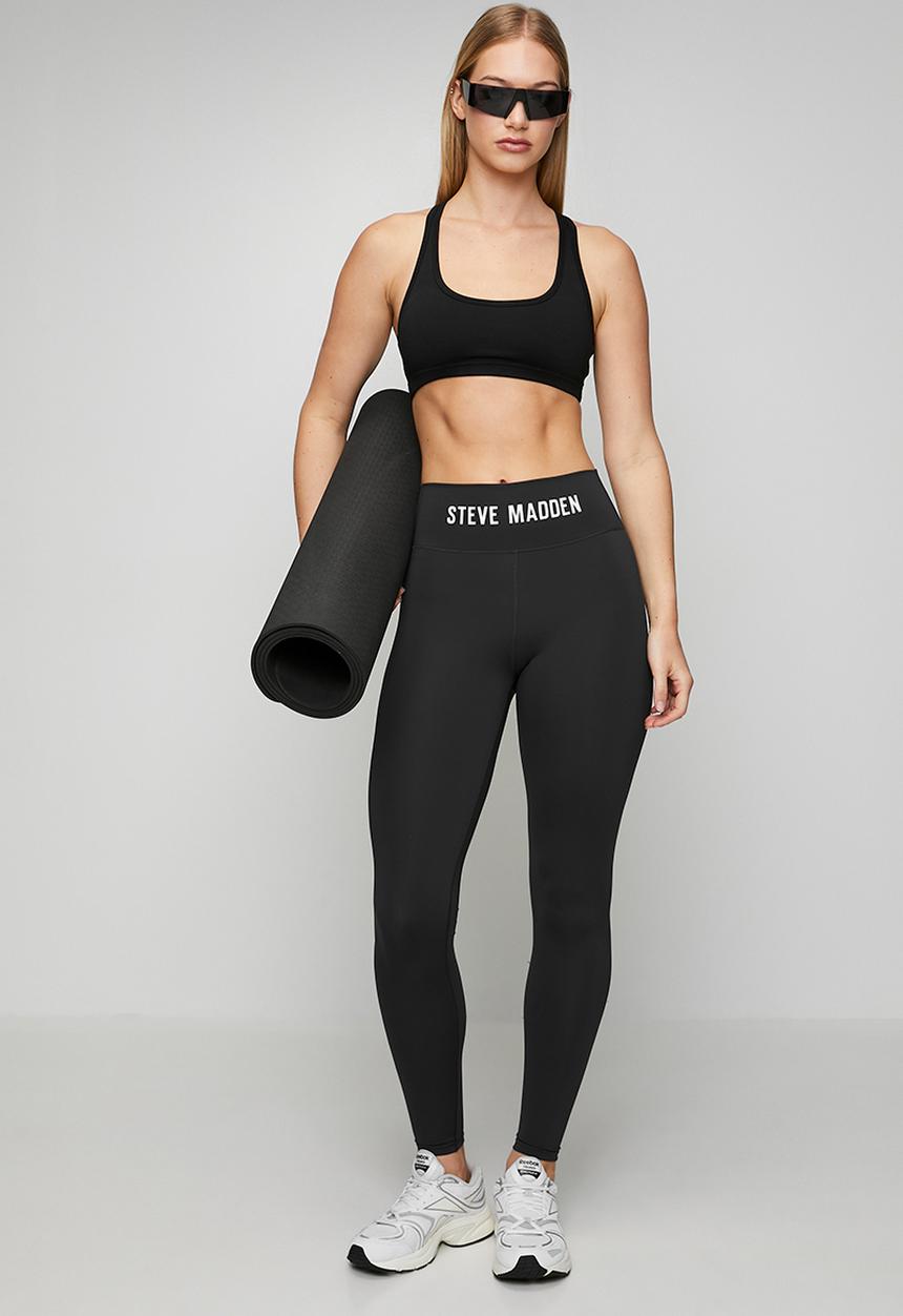 Steve Madden - Ladies grace high waisted bodycon legging - anthracite