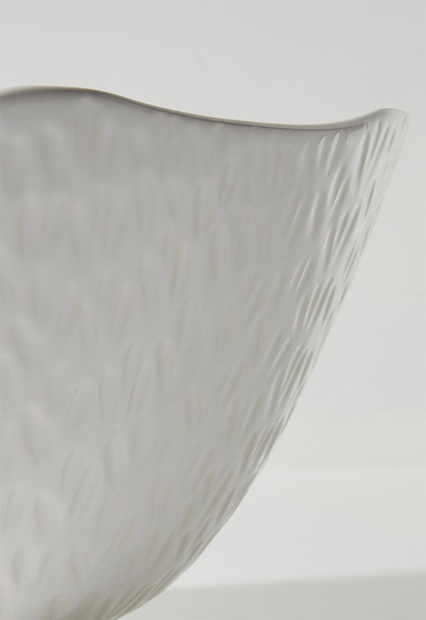 Urchin Art - Salad Bowl Large - White