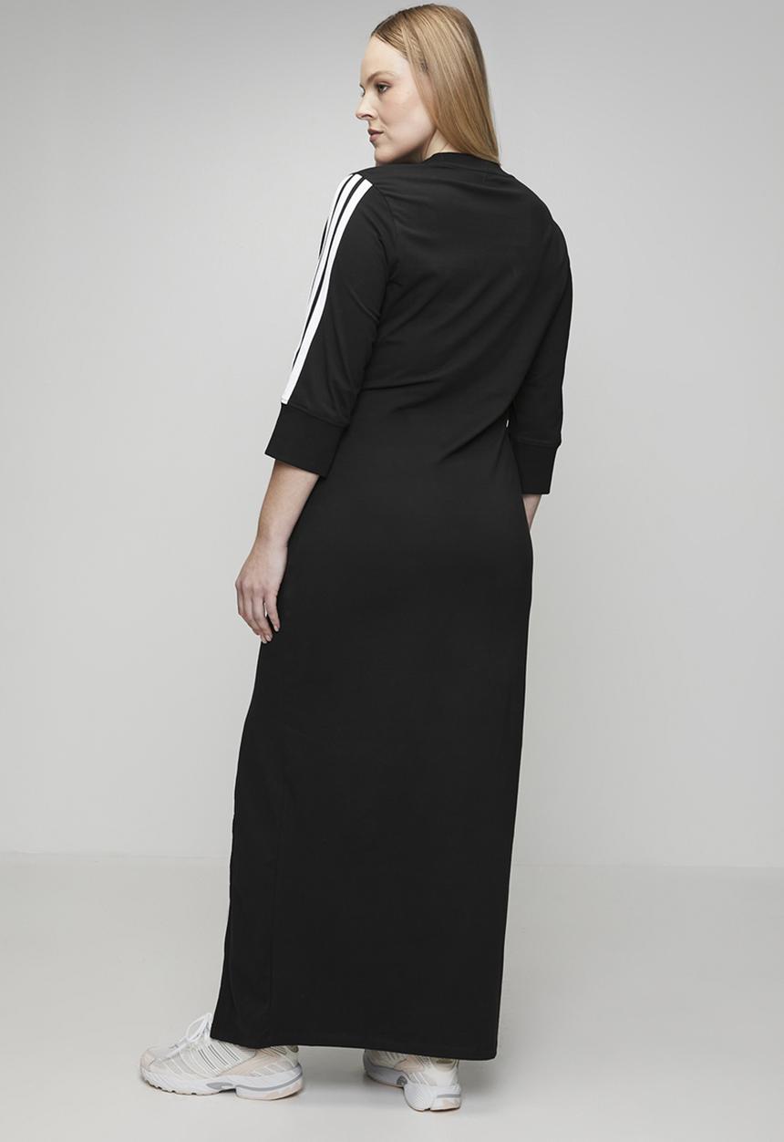 adidas Performance - Plus w 3s crew dress - black & white