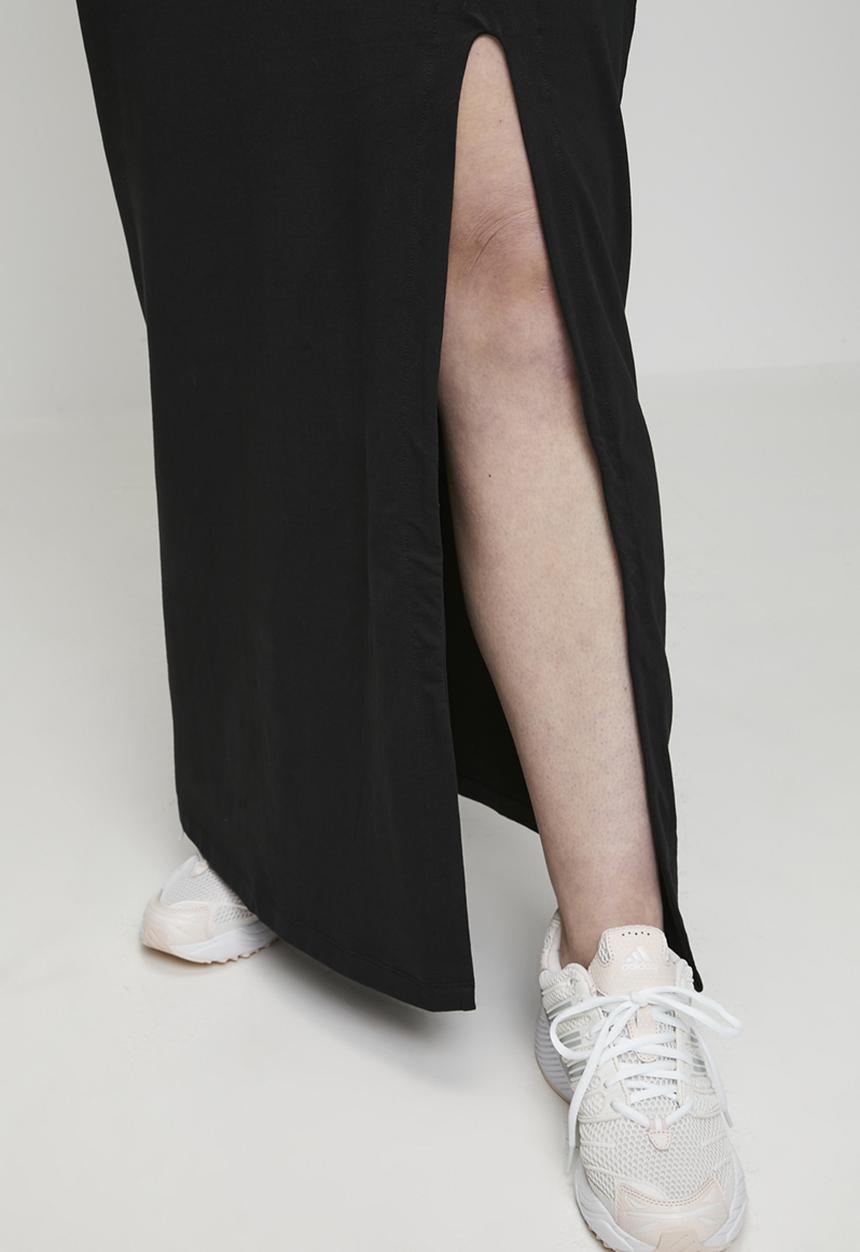 adidas Performance - Plus w 3s crew dress - black & white