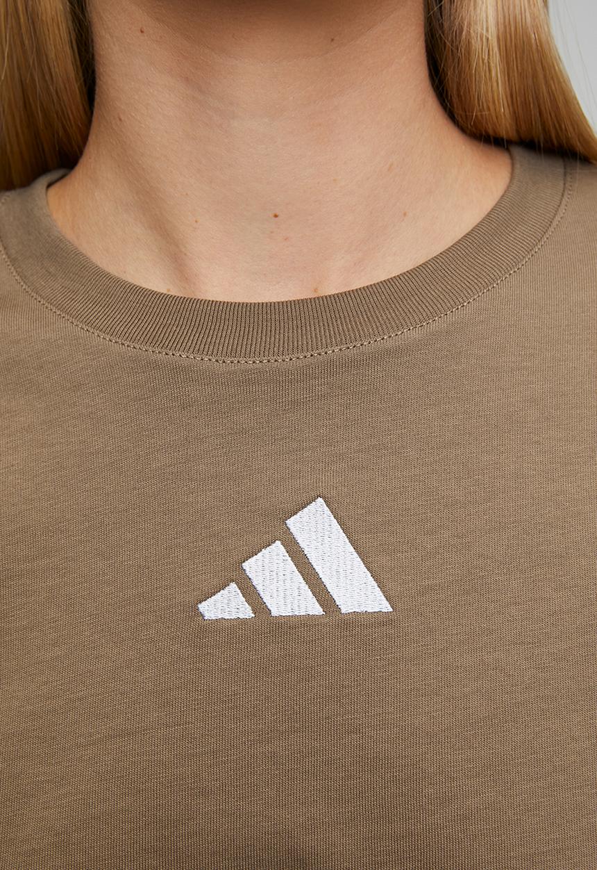 adidas Performance - W Sl Sj T S26 - Khaki Six/Frozen Purple