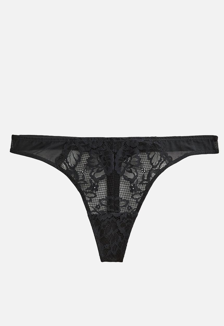 New Look - Libi lace thong - 1 black