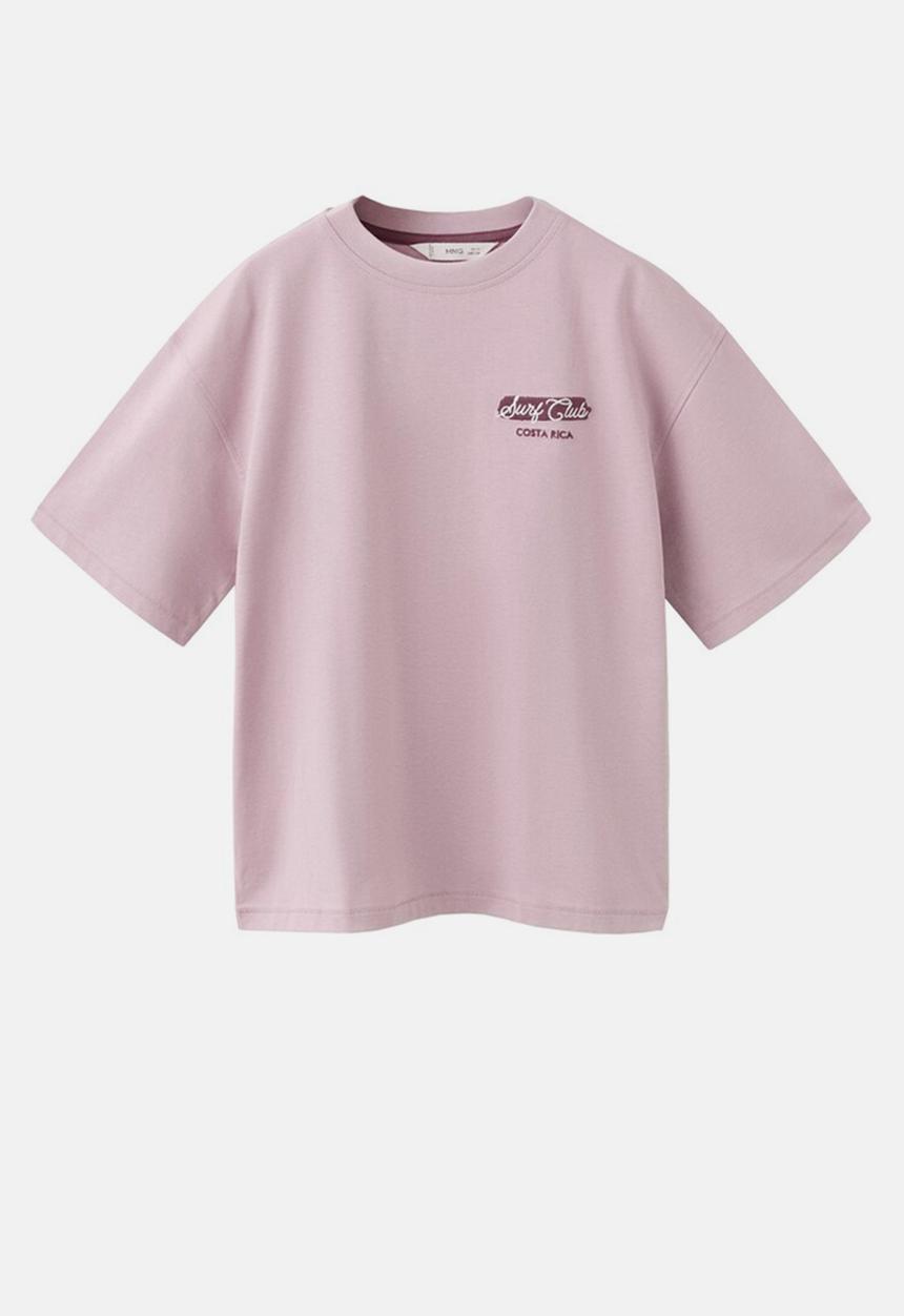 MANGO - T-Shirt Tamari - Light/Pastel Purple