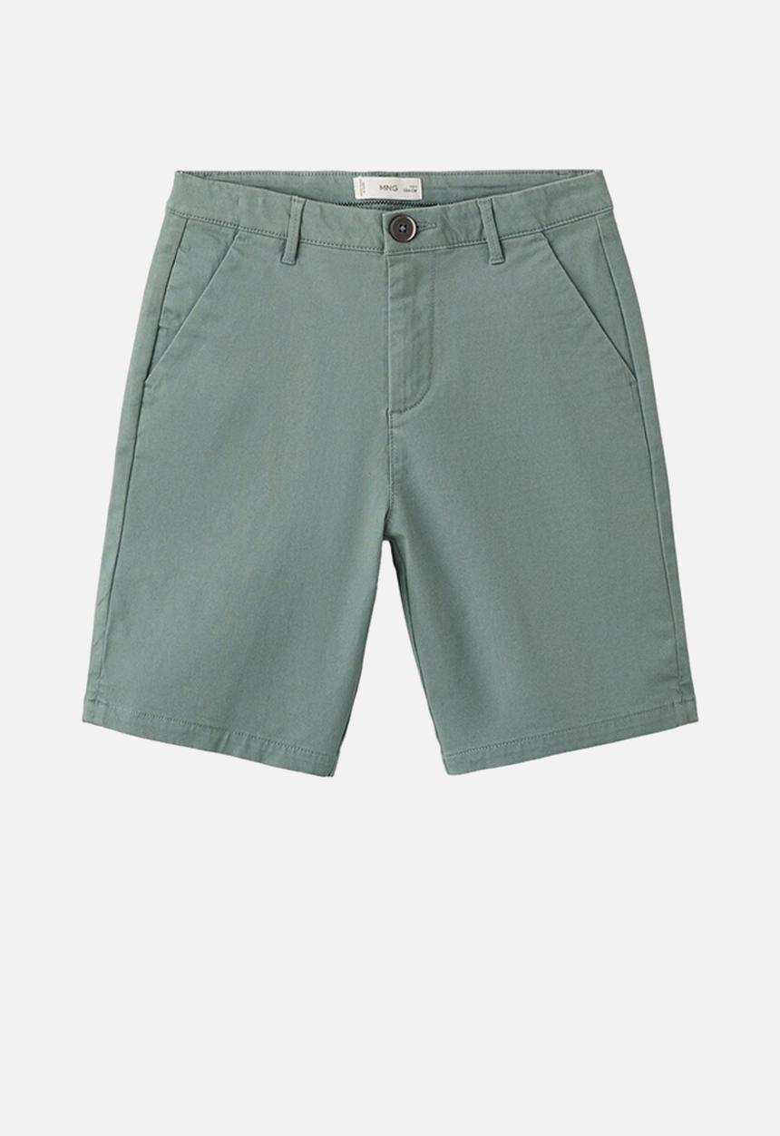 MANGO - Bermuda shorts pico - green