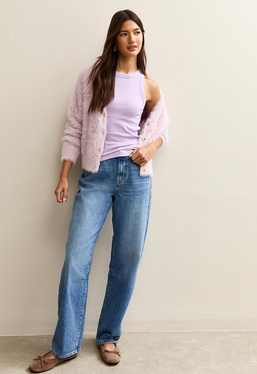 New Look - Vde ss26 racer vest - lilac