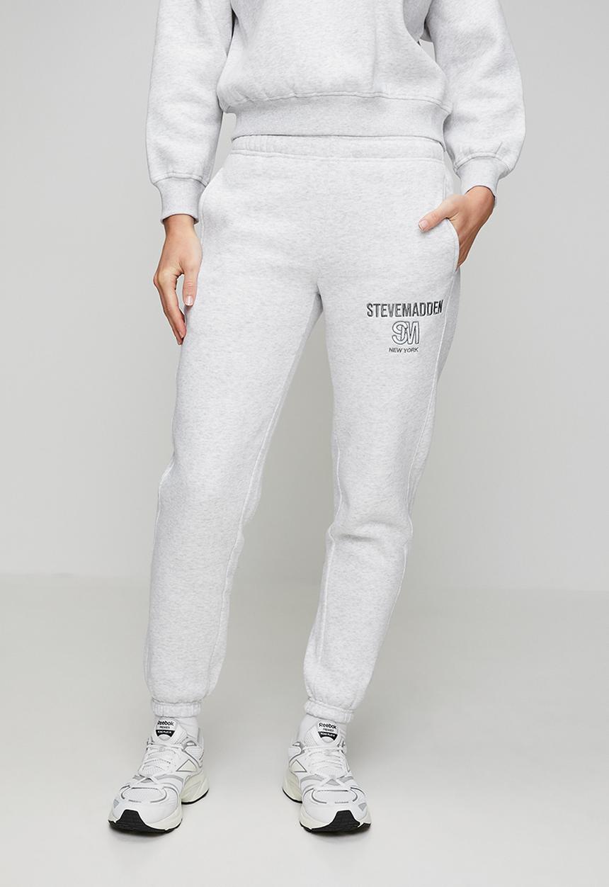 Steve Madden - Ladies sharon slim jogger - grey melange
