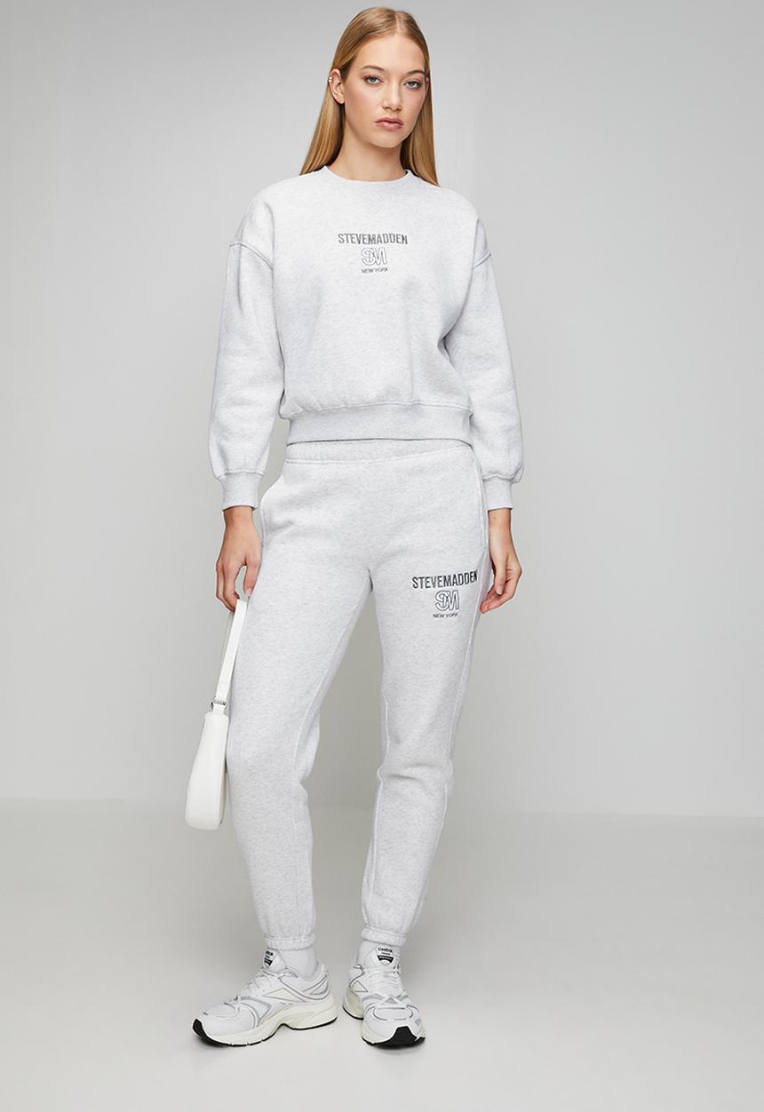 Steve Madden - Ladies sharon slim jogger - grey melange