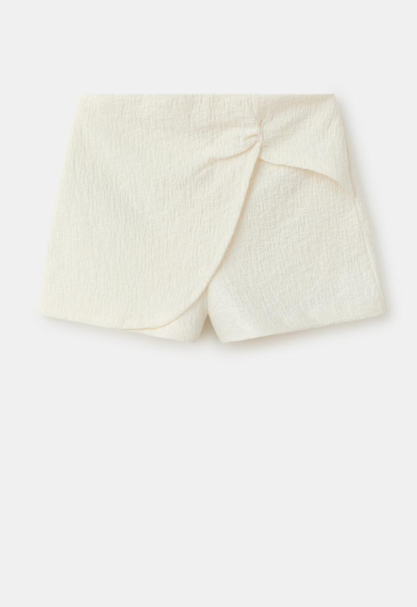 MANGO - Shorts TEXTUSET - Natural