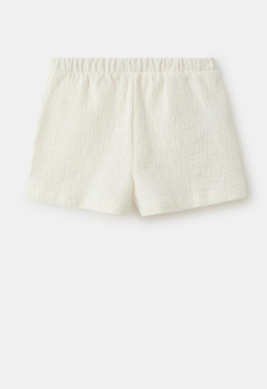 MANGO - Shorts TEXTUSET - Natural