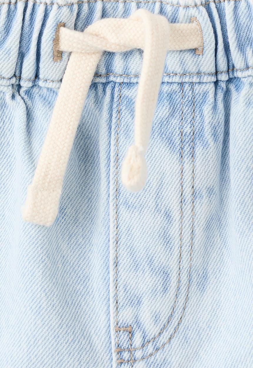 MANGO - Bermudas Loose - Open Blue