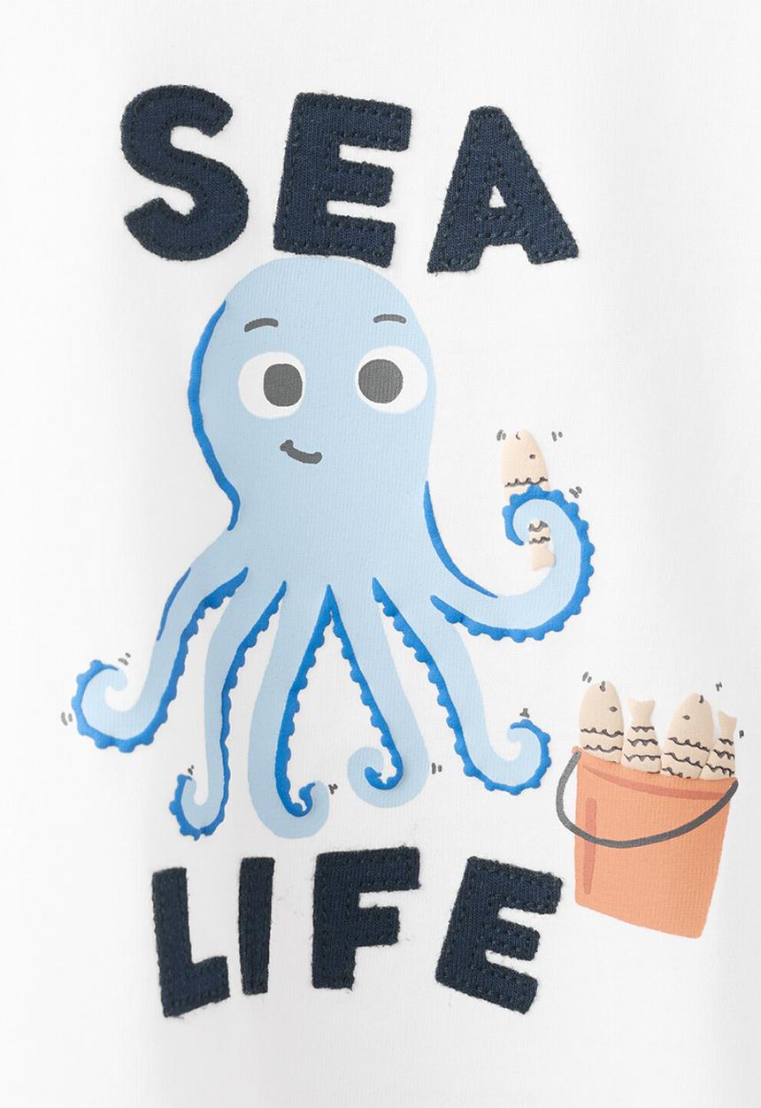 MANGO - T-Shirt m2life - White