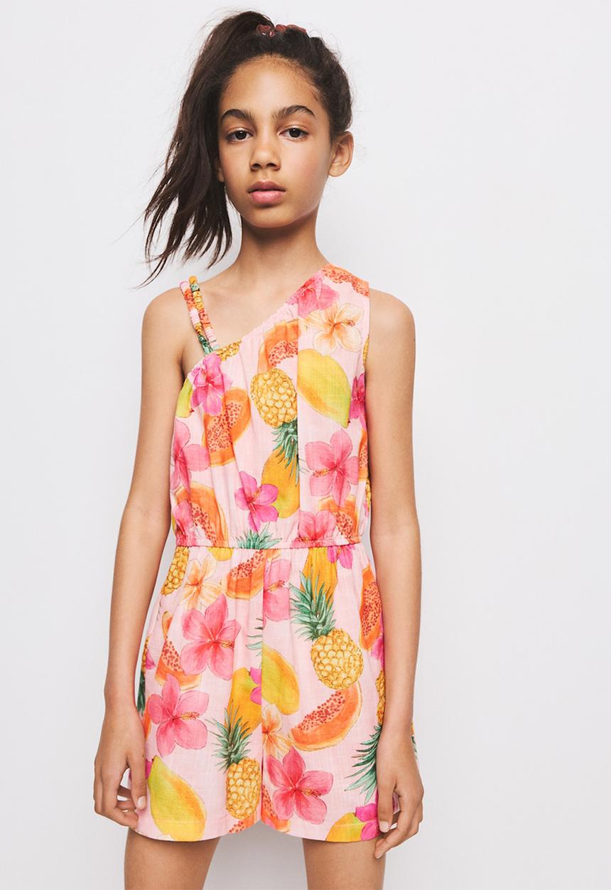MANGO - Playsuit papaya - medium pink