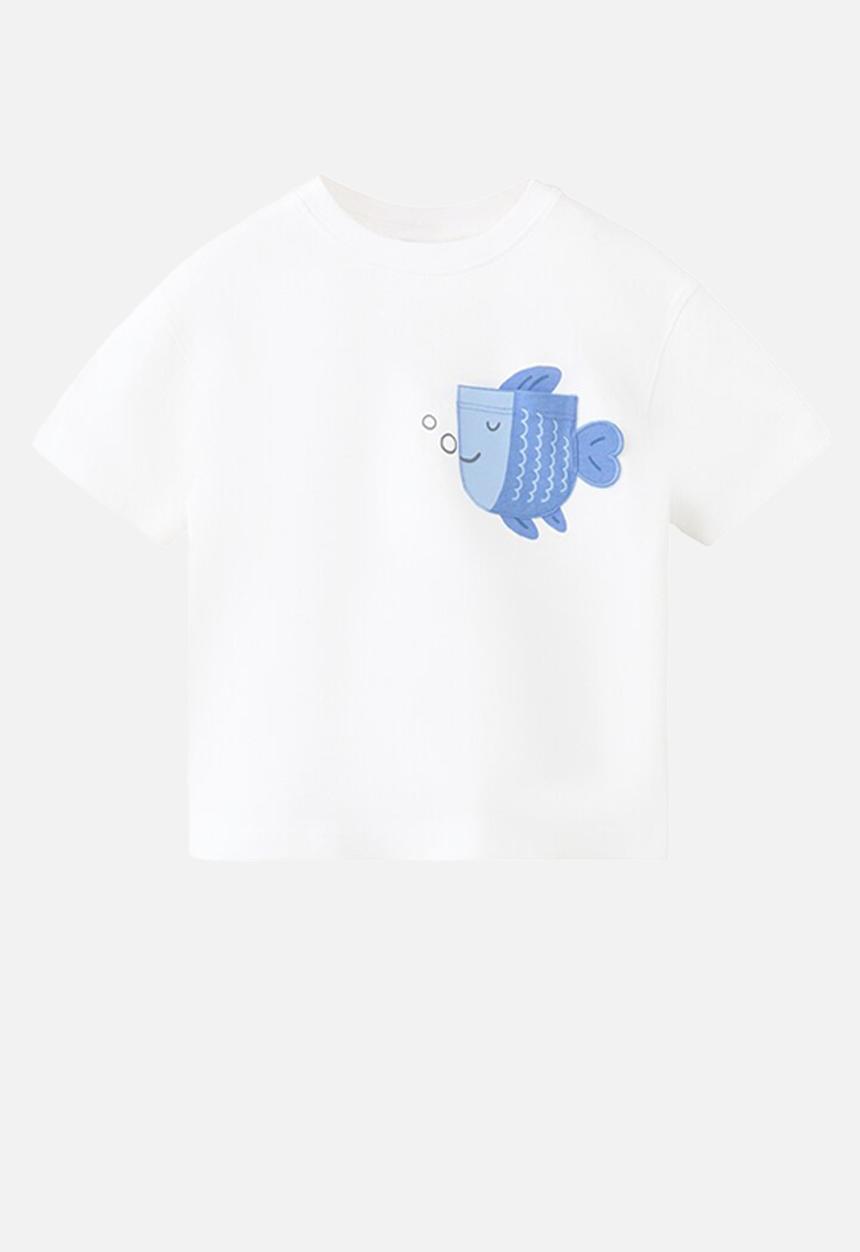 MANGO - T-Shirt M2fish - White