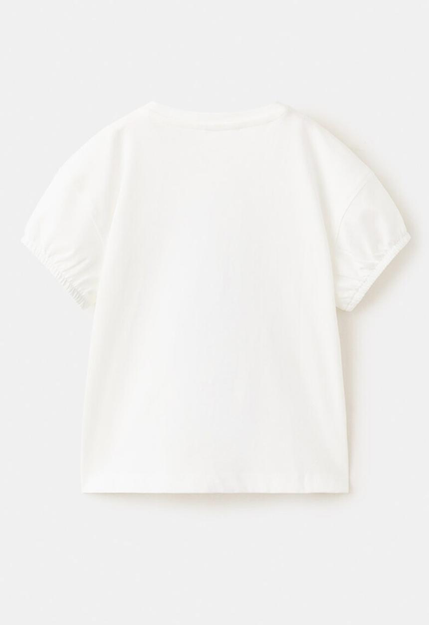 MANGO - T-shirt sardine - Natural