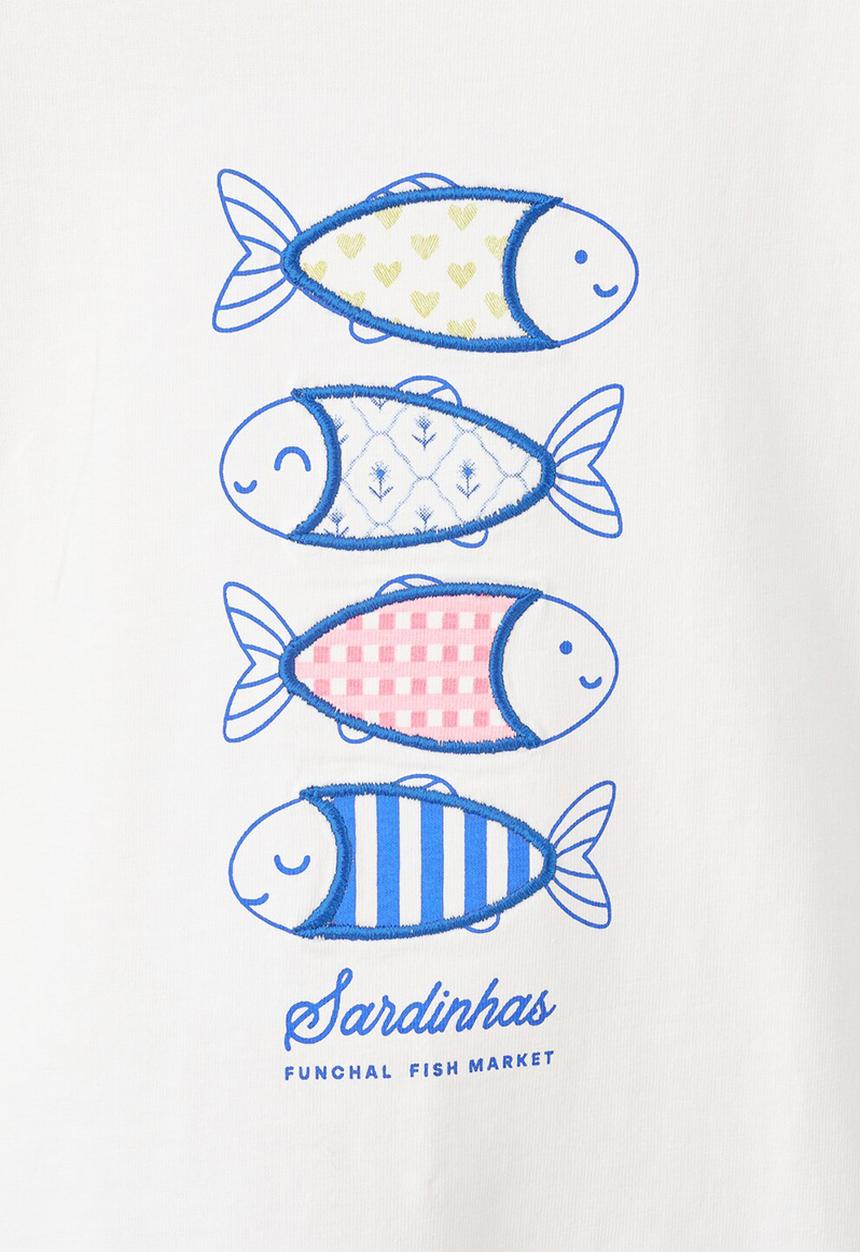 MANGO - T-shirt sardine - Natural