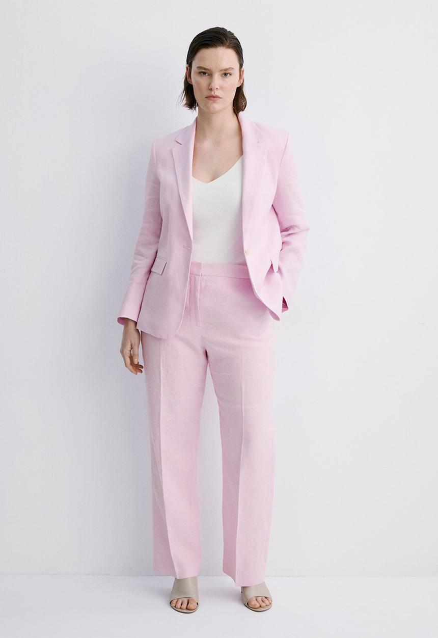 MANGO - Plus trousers boreli - pink