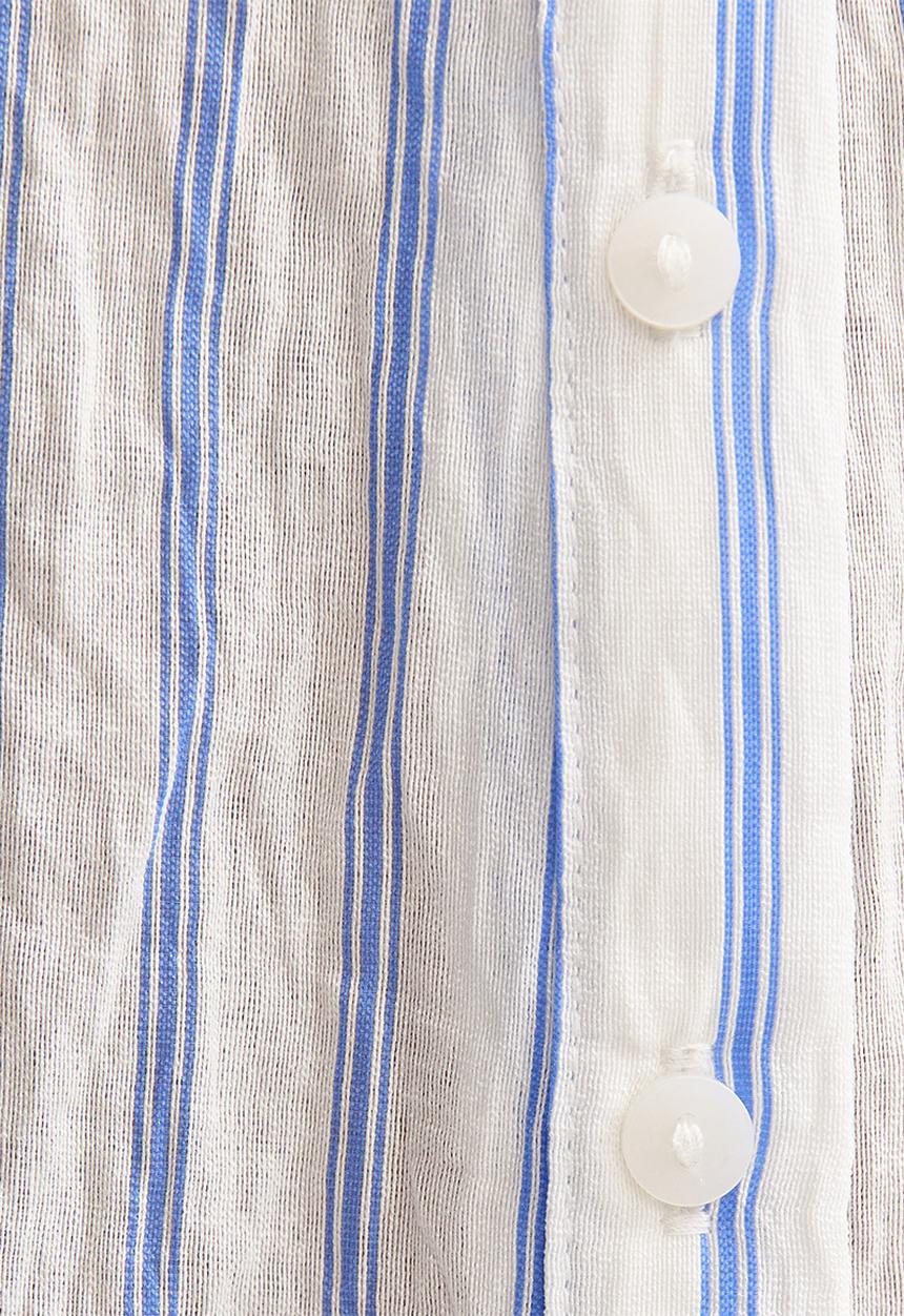 New Look - K jim ss shirt - blue stripe