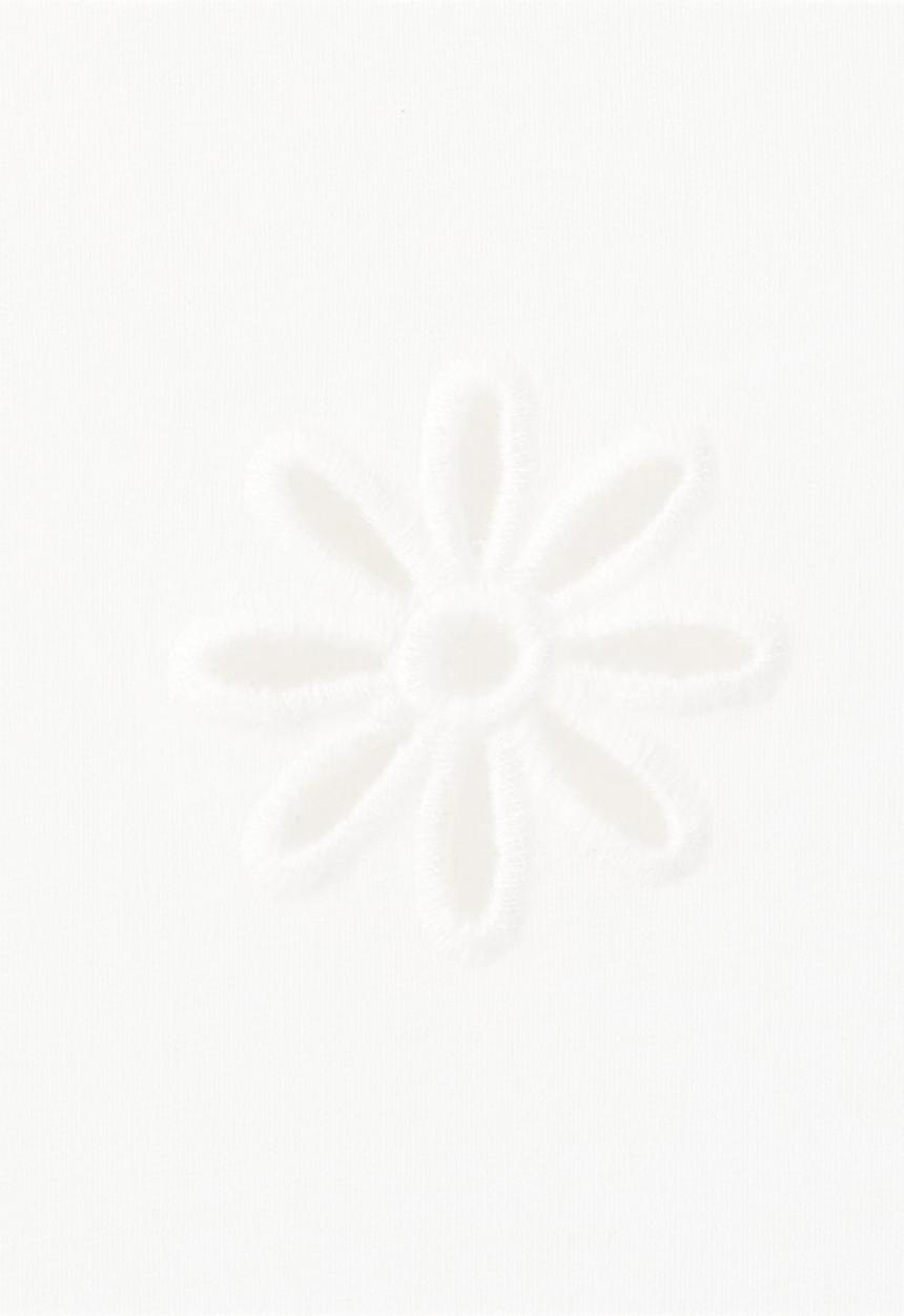 MANGO - T-shirt flori - white