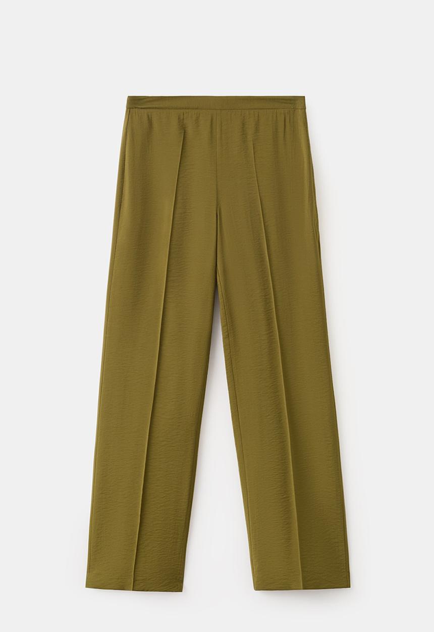 MANGO - Trousers nudo - green