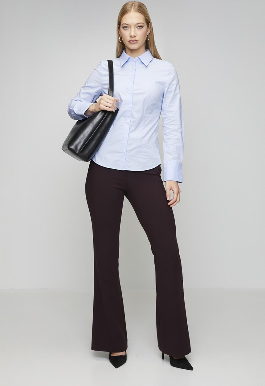 MANGO - Shirt Sofia  -  Mid-Blue