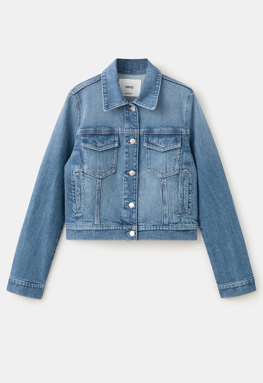 MANGO - Jacket newvicky - open blue