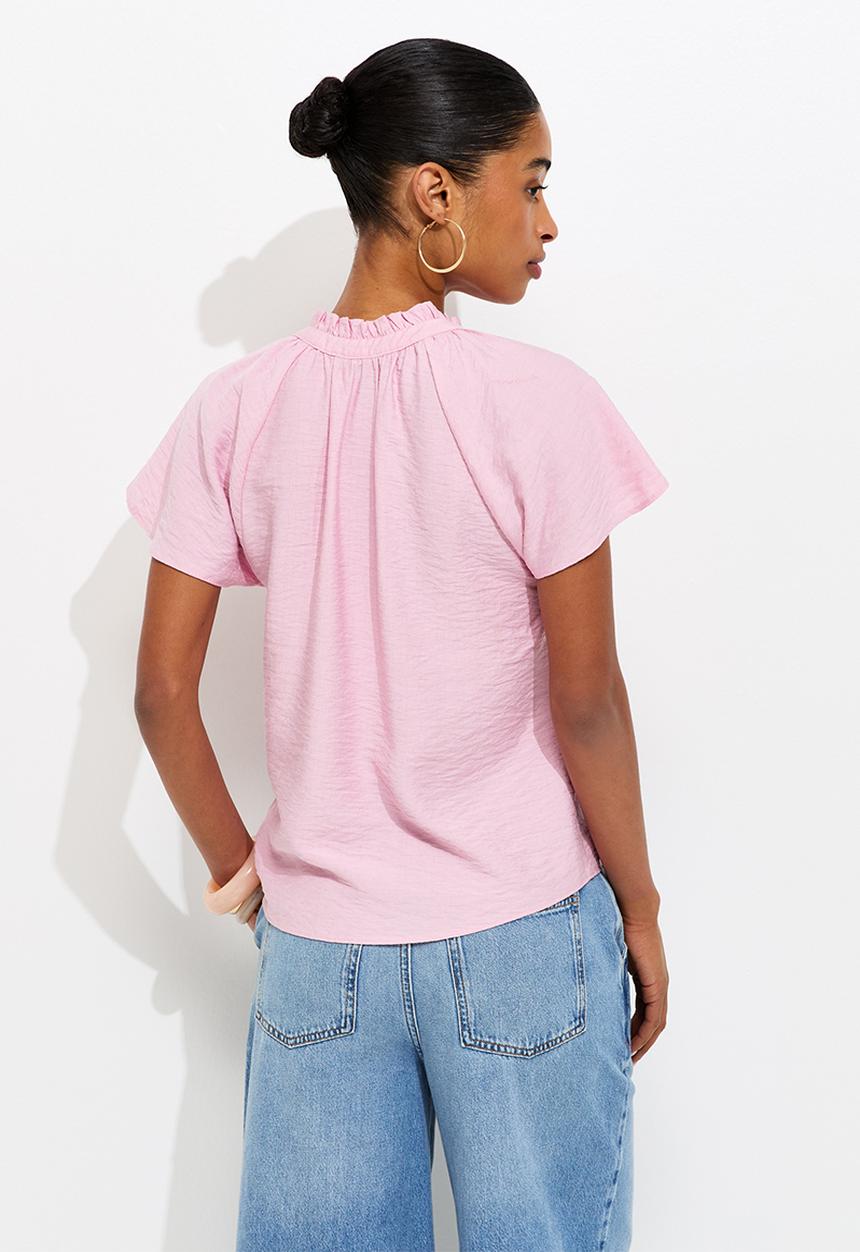 New Look - K faith flutter overhead - mid pink