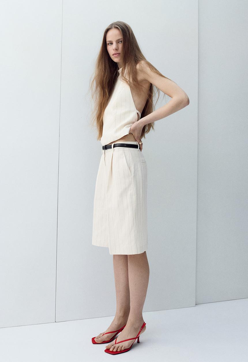 MANGO - Top argelia - light beige