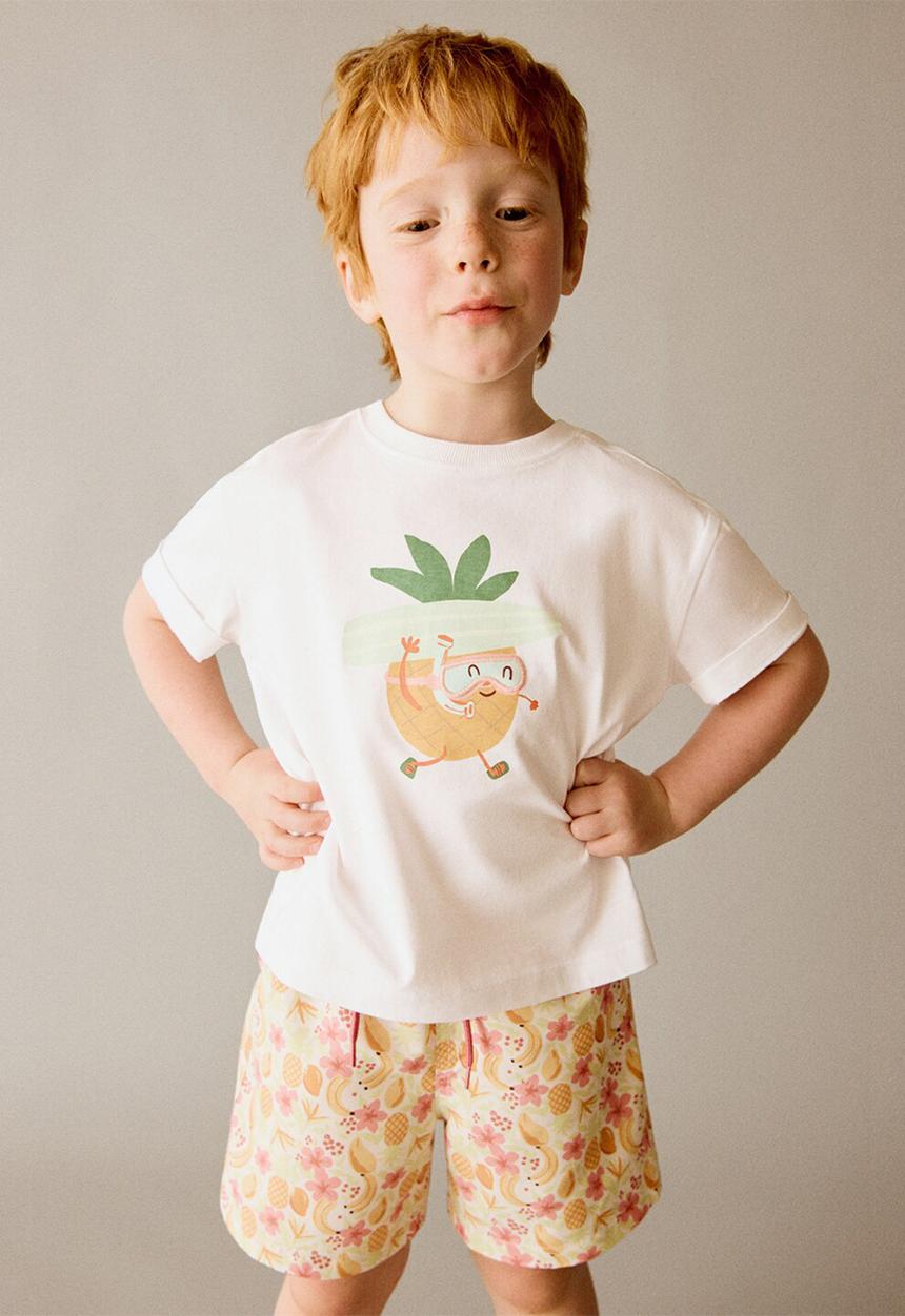 MANGO - T-Shirt Apine - White