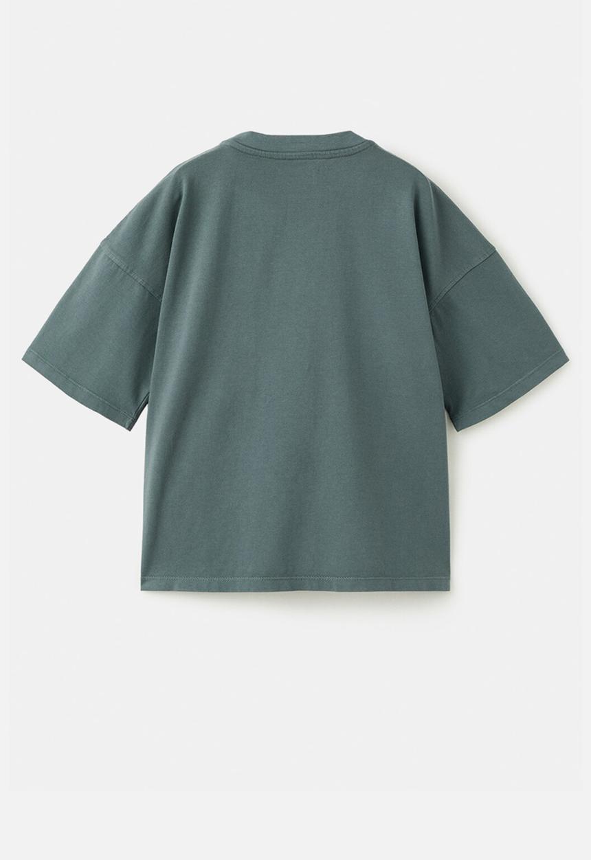 MANGO - T-Shirt Cutwash - Charcoal