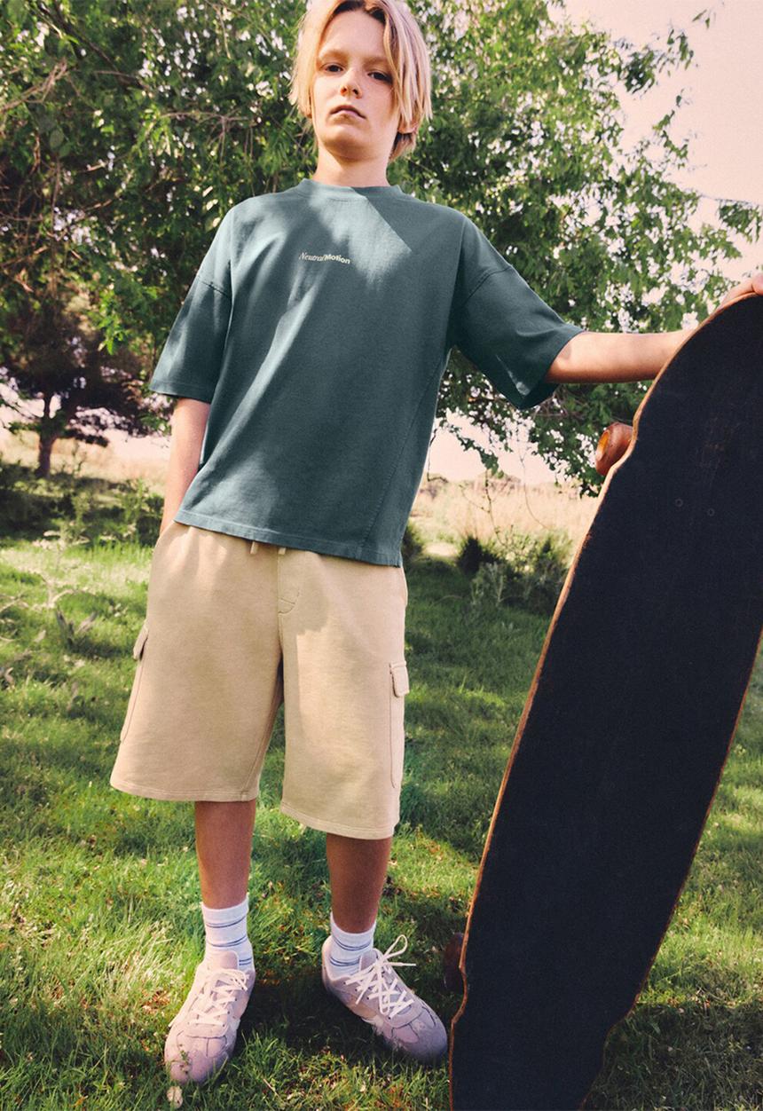 MANGO - T-Shirt Cutwash - Charcoal