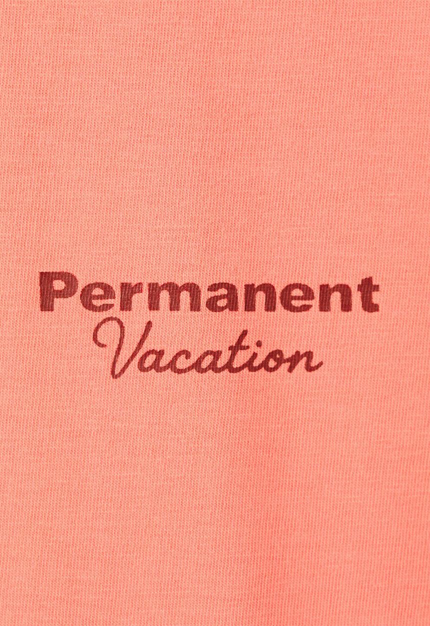 MANGO - T-shirt Cutwash - coral Red