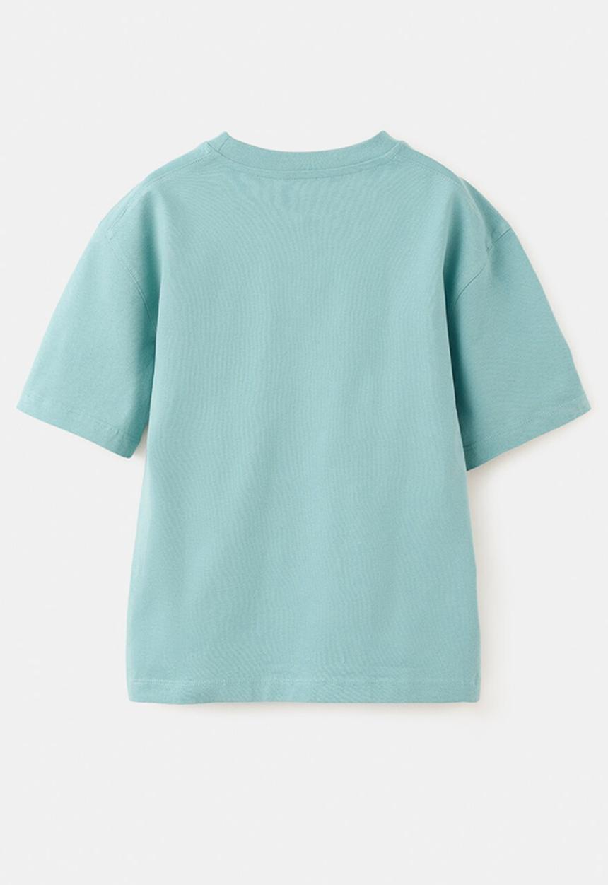 MANGO - T-Shirt Caliplus - Turquoise / Aqua