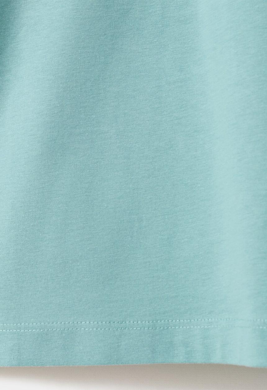MANGO - T-Shirt Caliplus - Turquoise / Aqua