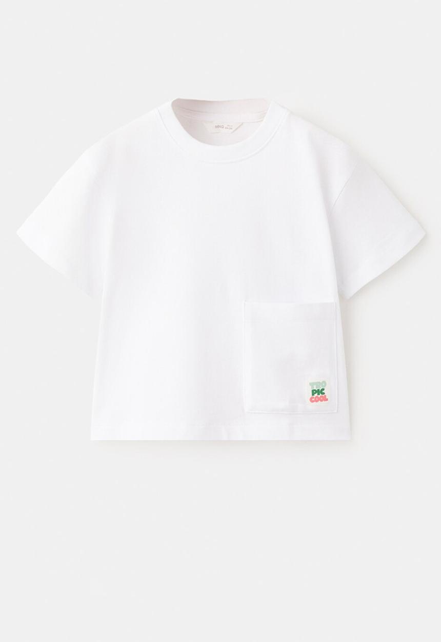 MANGO - T-Shirt Atropic - White