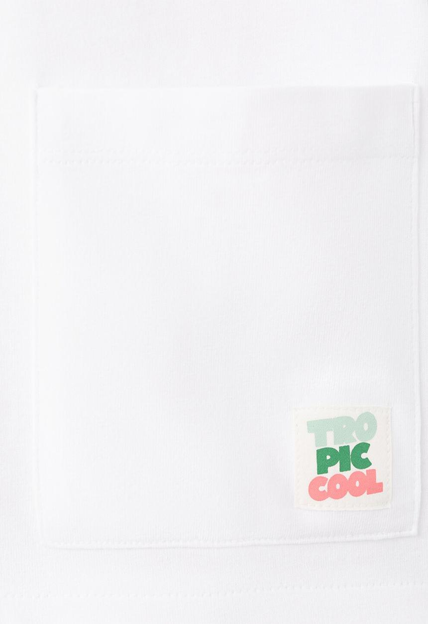 MANGO - T-Shirt Atropic - White