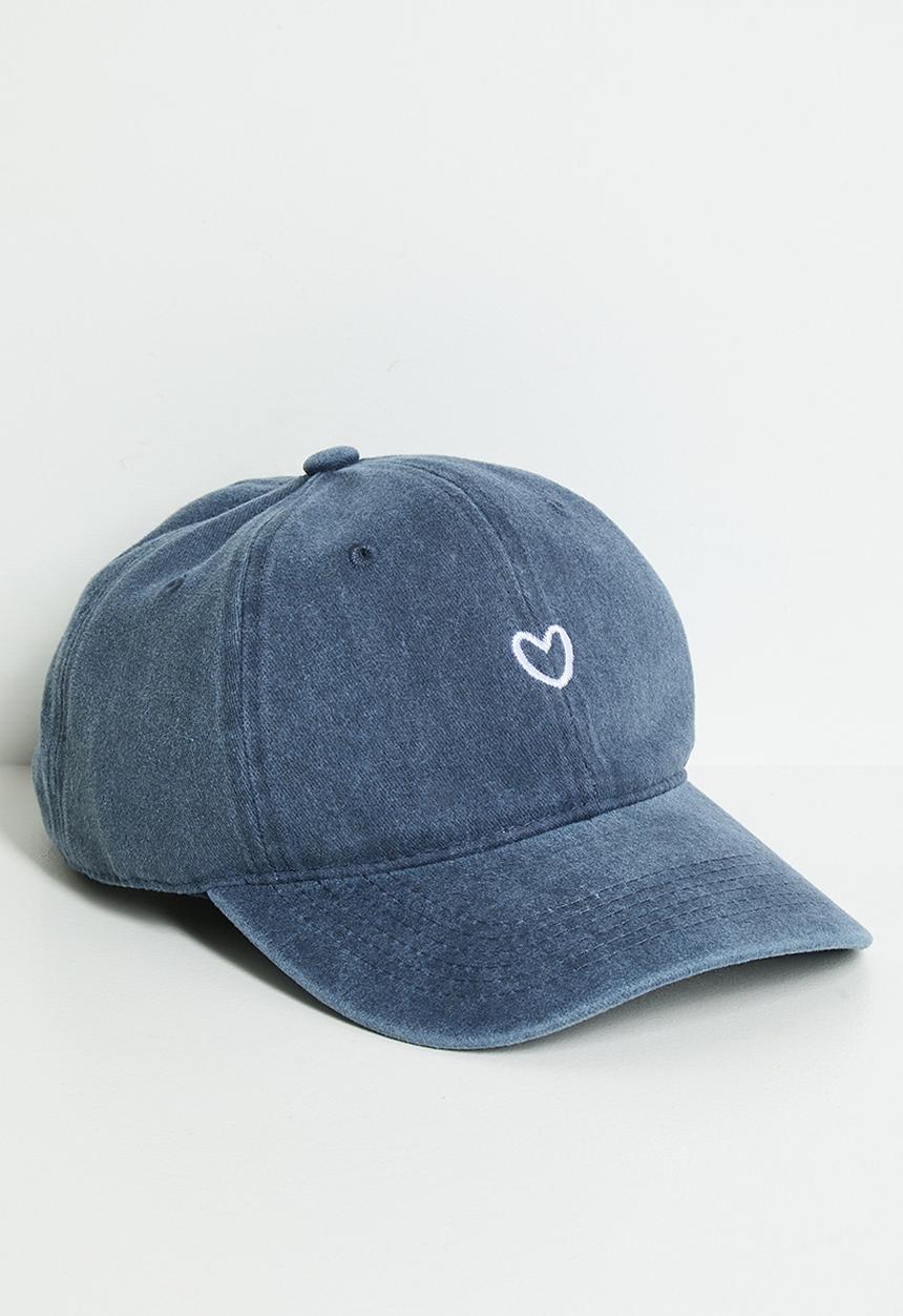Pop Candy - Heart embroidered snapback - navy
