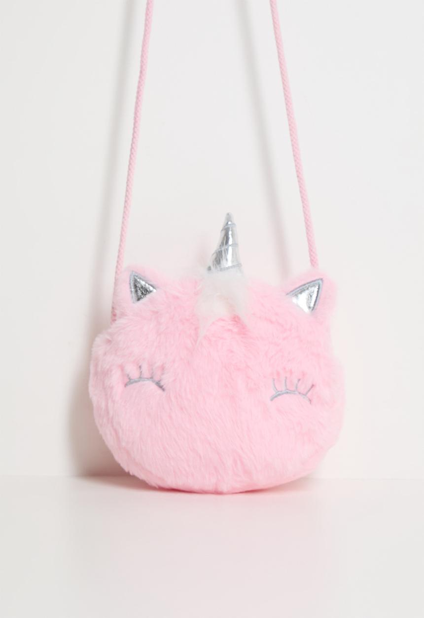 Pop Candy - Plush novelty crossbody bag - pink/unicorn