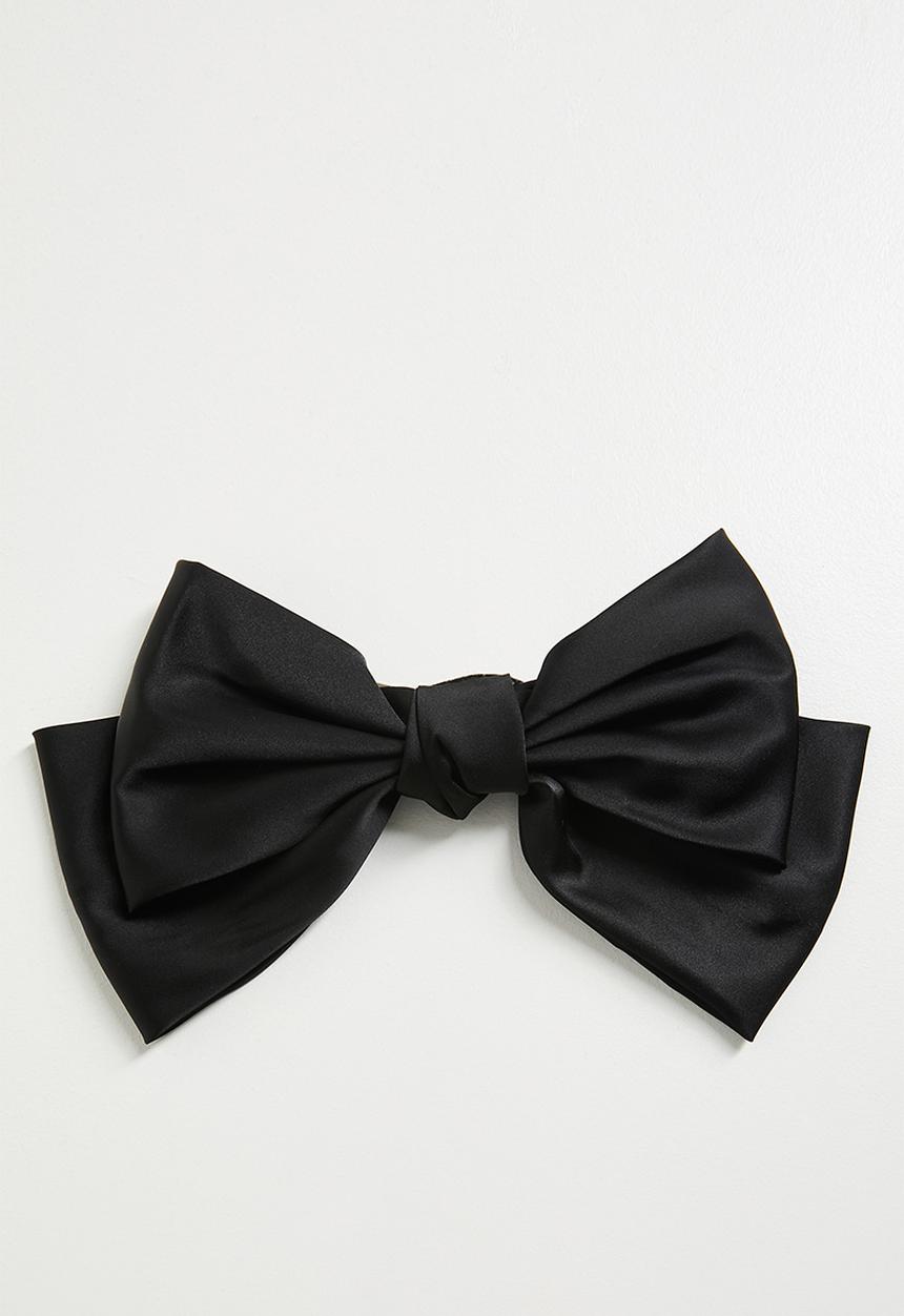 Pop Candy - Harper bow hair clip - black