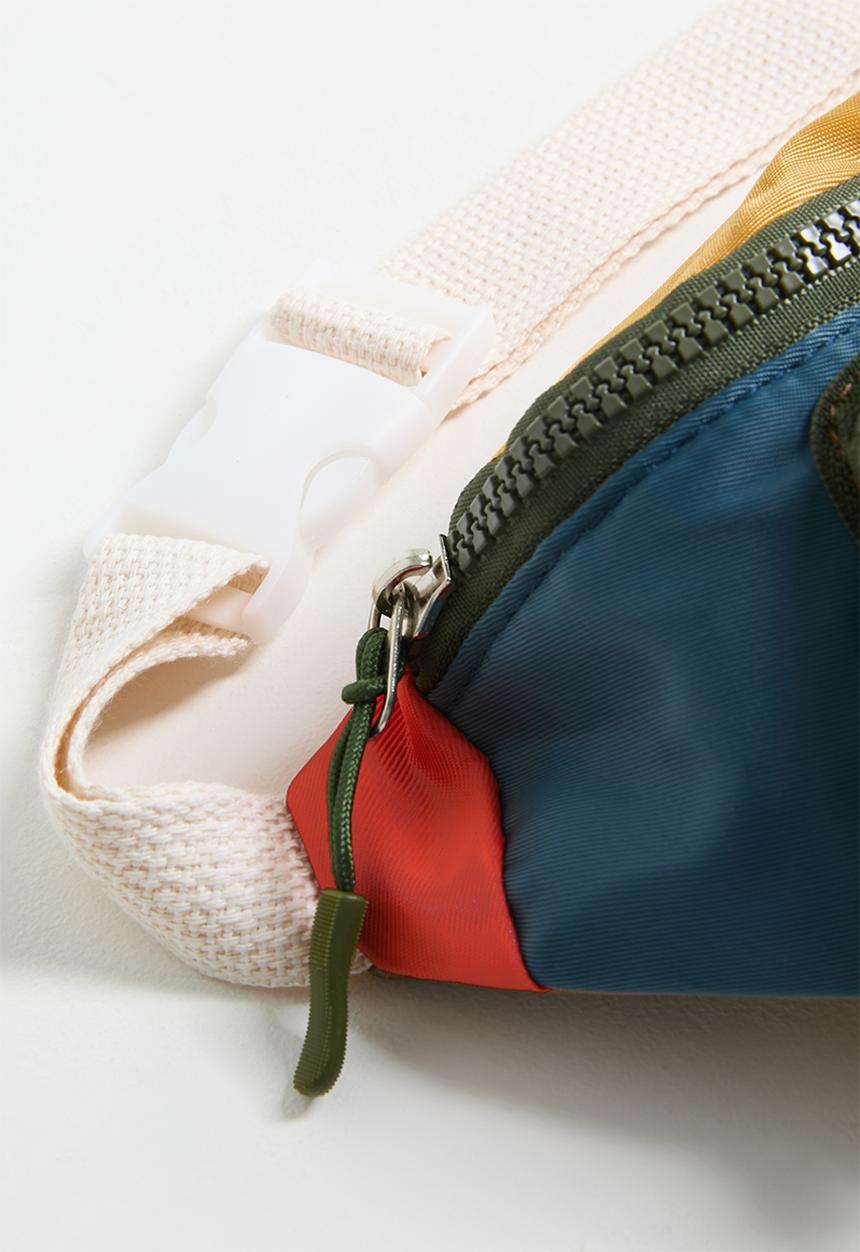 Pop Candy - Colour block waist pouch bag - multi