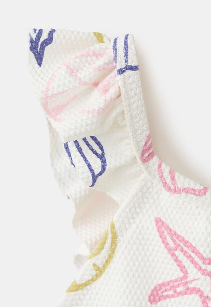MANGO - Swimsuit Capribg - White