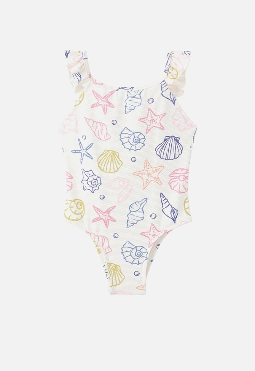 MANGO - Swimsuit Capribg - White