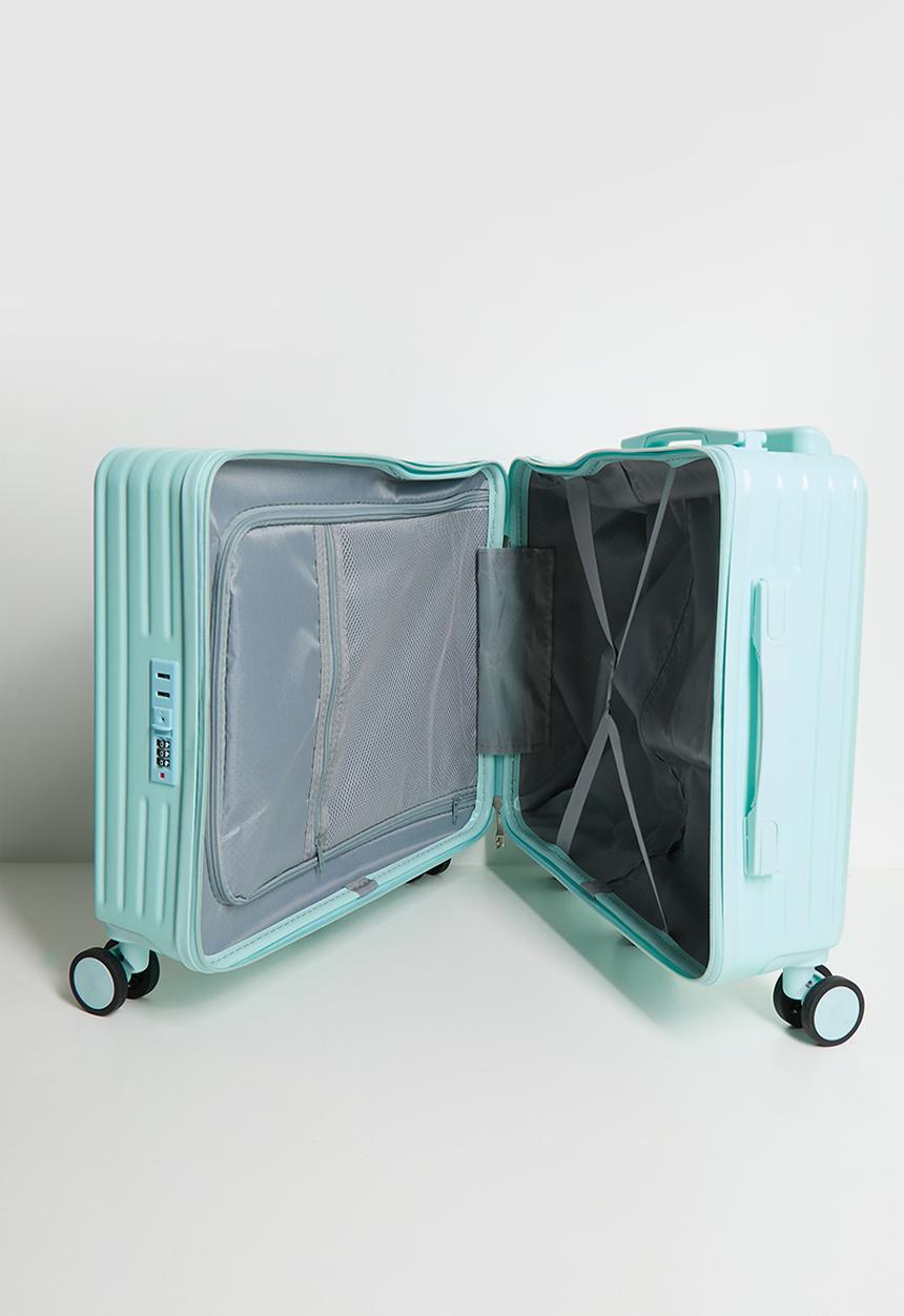 Pop Candy - Sit-and-ride trolley bag - pastel blue