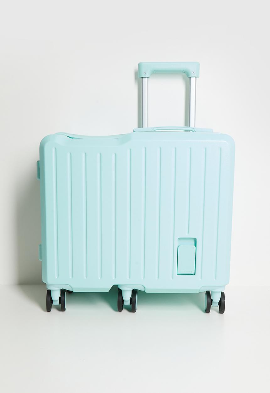 Pop Candy - Sit-and-ride trolley bag - pastel blue