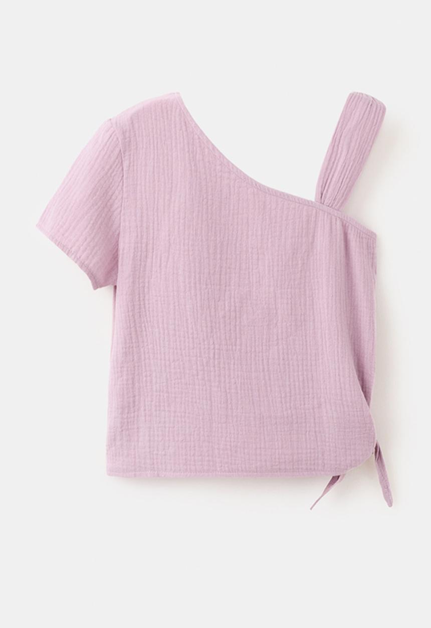 MANGO - T-Shirt Mati - Light/Pastel Purple